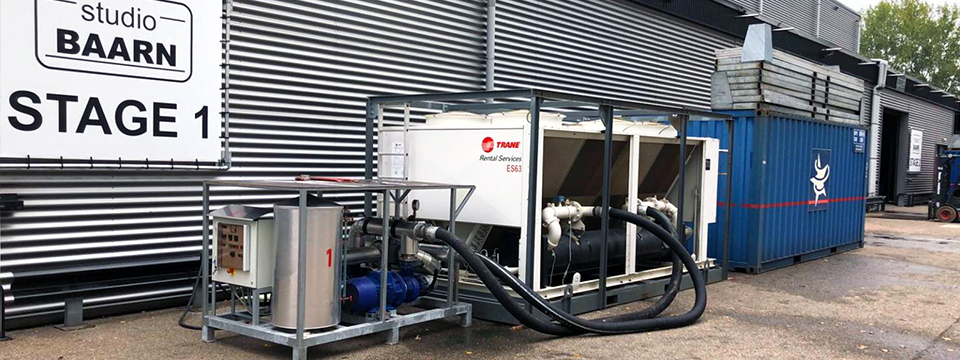 Enfriadora de condensación por aire industrial