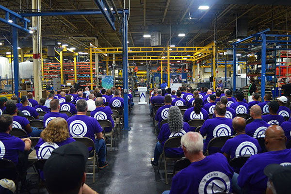 plant technicians gather at speaking event